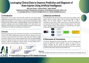 Leveraging Clinical Data to Improve Prediction and Diagnosis of Knee Injuries Using Artificial Intelligence
