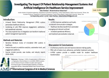 Investigating The Impact Of Patient Relationship Management Systems And Artificial Intelligence On Healthcare Service Improvement