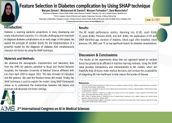 Feature Selection in Diabetes complication by Using SHAP technique