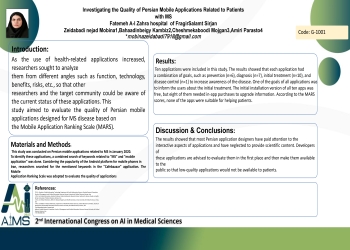 Investigating The Quality of  Persian Mobile Applications Related to Patients with MS