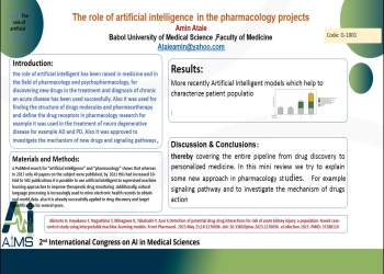 The role of  artificial intelligence in the  pharmacology projects