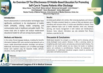 An Overview Of The Effectiveness Of Mobile-Based Education For Promoting Self-Care In Trauma Patients After Discharge