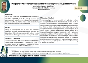Design and development of AI assistant for monitoring rational drug administration