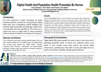 Digital Health And Population Health Promotion By Nurses
