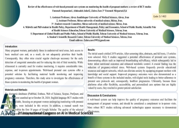 Review of the effectiveness of web-based prenatal care systems on monitoring the health of pregnant mothers: a review of RCT studies