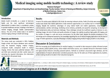 Medical imaging using mobile health technology: A review study