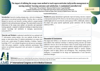 The impact of utilizing the escape room method to teach supraventricular tachycardia management on nursing students' learning outcomes and satisfaction: A randomized controlled trial