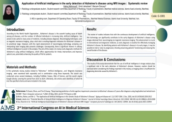 Application of Artificial intelligence in the early detection of Alzheimer's disease using MRI images :  Systematic review