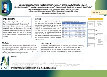 Applications of Artificial Intelligence in Veterinary Imaging, A systematic Review