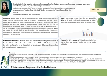 Investigating the level of satisfaction and perceived learning of students from clip-based education in an electronic way in neurology nursing course