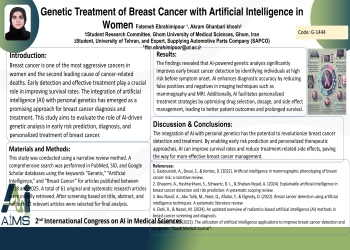 Genetic Treatment of Breast Cancer with Artificial Intelligence in Women 