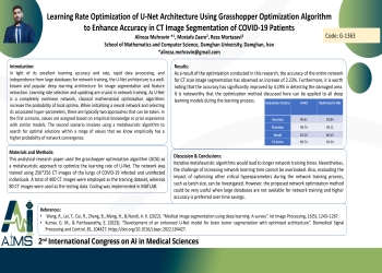 Learning Rate Optimization of U-Net Architecture Using Grasshopper Optimization Algorithm to Enhance Accuracy in CT Image Segmentation of COVID-19 Patients