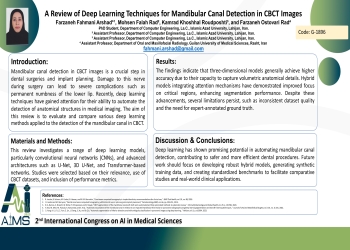 A Review of Deep Learning Techniques for Mandibular Canal Detection in CBCT Images