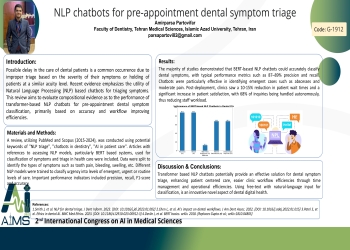 NLP chatbots for pre-appointment dental symptom triage