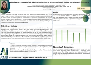 Unveiling Patterns: A Comparative Study of Machine Learning Clustering Techniques on Synthetic Headache Data for Real-world data Prediction