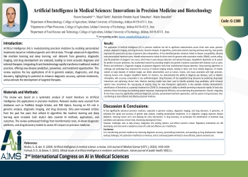 Artificial Intelligence in Medical Sciences: Innovations in Precision Medicine and Biotechnology
