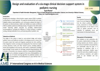 Design and evaluation of a six-stage clinical decision support system in pediatric nursing