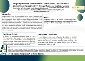 Design, Implementation, And Evaluation Of a Blended Learning Course in Neonatal Cardiopulmonary Resuscitation (NPR) Using Gamification and Case-Based Learning