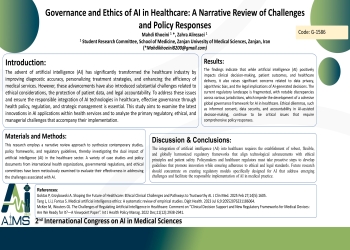 Governance and Ethics of AI in Healthcare: A Narrative Review of Challenges and Policy Responses