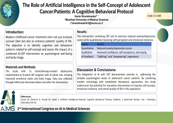 The Role of Artificial Intelligence in the Self-Concept of Adolescent Cancer Patients: A Cognitive Behavioral Protocol.