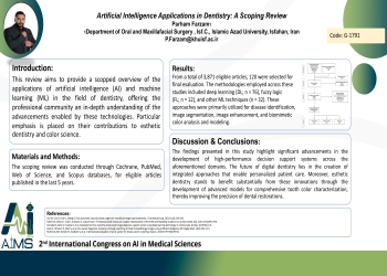 Artificial intelligence applications in dentistry: A scoping review 