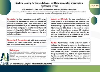 The role of machine learning algorithms for the prediction of ventilator-associated pneumonia: a systematic review