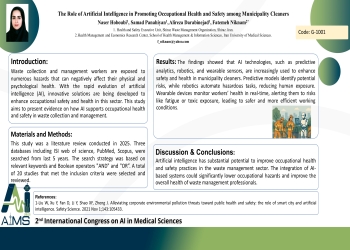 The Role of Artificial Intelligence in Promoting Occupational Health and Safety among Municipality Cleaners