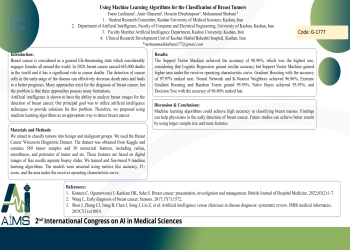 Using Machine Learning Algorithms for the Classification of Breast Tumors