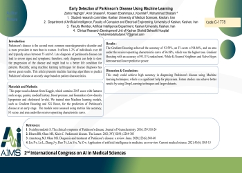 Early Detection of Parkinson’s Disease Using Machine Learning
