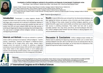 Investigation of artificial intelligence methods for the prediction and diagnosis of preeclampsia: A systematic review