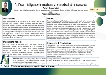 Artificial intelligence in medicine and medical ethic concepts