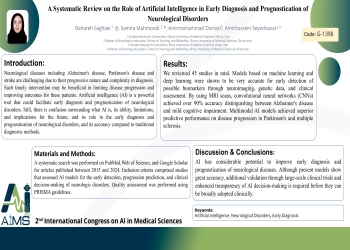 A Systematic Review on the Role of Artificial Intelligence in Early Diagnosis and Prognostication of Neurological Disorders