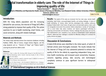 Digital transformation in elderly care: The role of the Internet of Things in improving quality of life