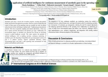 The applications of artificial intelligence for continuous measurement of anesthetic gases in the operating room