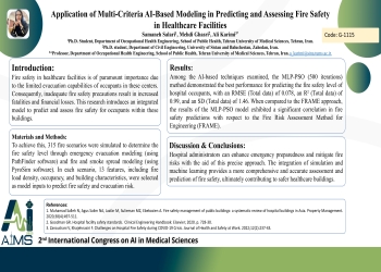 Application of Multi-Criteria AI-Based Modeling in Predicting and Assessing Fire Safety in Healthcare Facilities