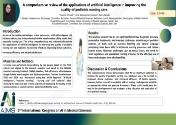 A comprehensive review of the applications of artificial intelligence in improving the quality of pediatric nursing care.