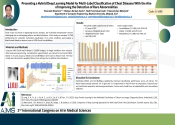 Presenting a Hybrid Deep Learning Model for Multi-Label Classification of Chest Diseases With the Aim of Improving the Detection of Rare Abnormalities