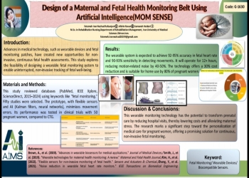Design of a Maternal and Fetal Health Monitoring Belt Using Artificial Intelligence (MOM SENSE)