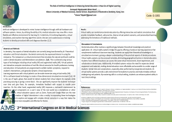 The Role of Artificial Intelligence in Enhancing Dental Education: A New Era of Digital Learning