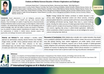 Chatbots and Medical Sciences Education: A Review of Applications and Challenges