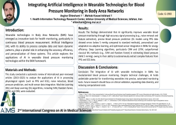 Integrating Artificial Intelligence in Wearable Technologies for Blood Pressure Monitoring in Body Area Networks
