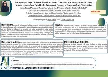 Investigating the Impact of Improved Healthcare Worker Performance in Delivering Medical Care Using Machine Learning-Based Virtual Reality Environments Compared to Emergency-Based Clinical Setting