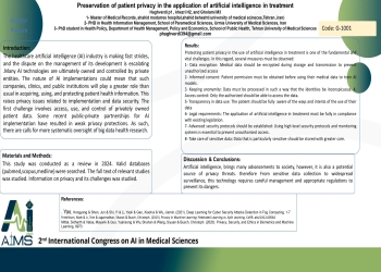 Preservation of patient privacy in the application of artificial intelligence in treatment
